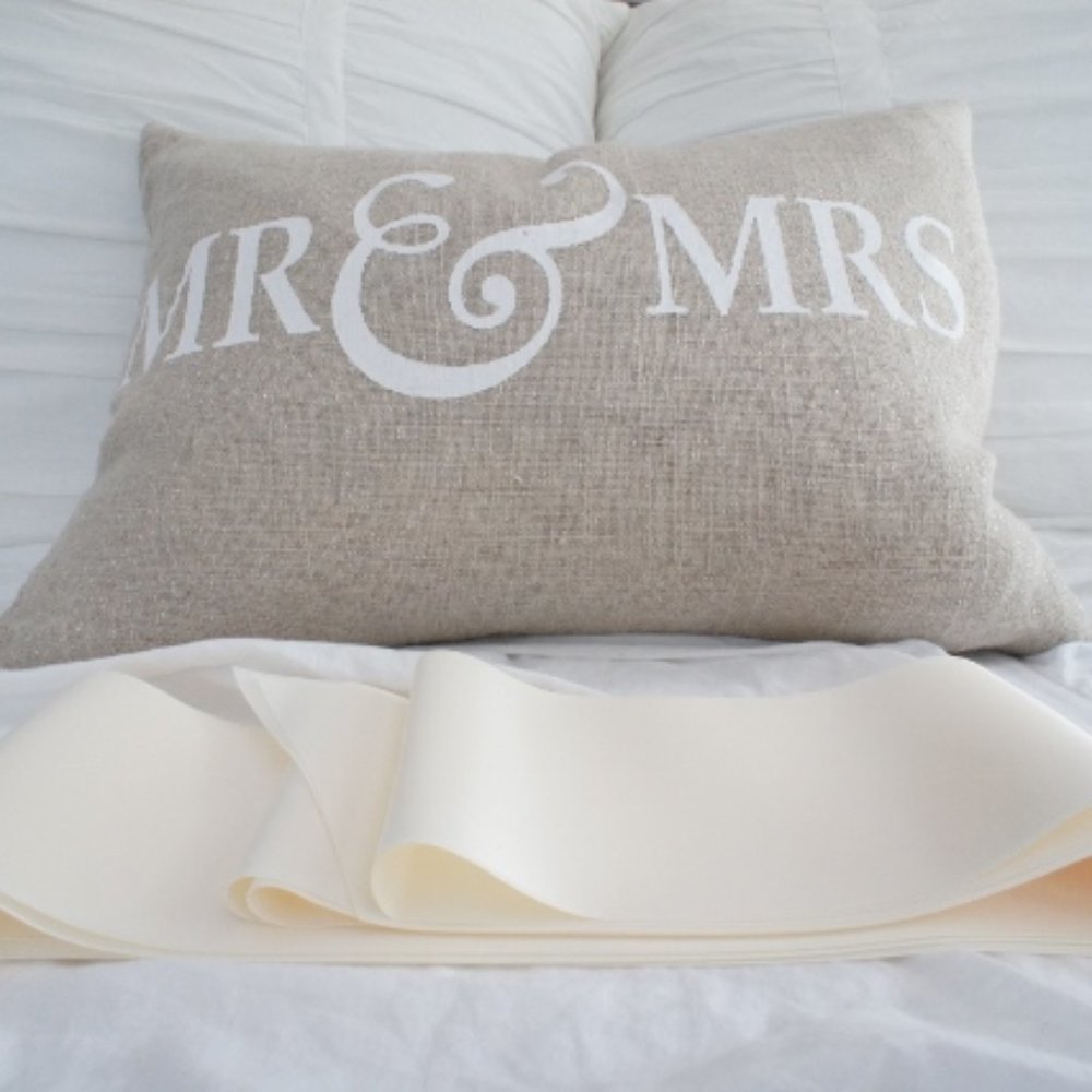Ivory Wedding Gown Satin Sash